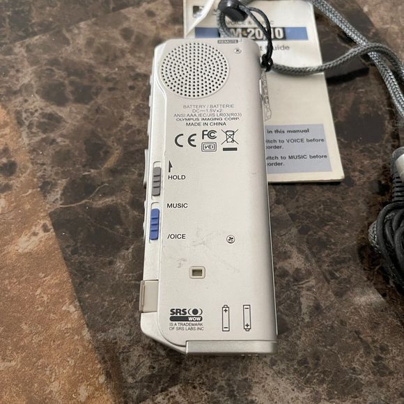 Olympus DM 20 Digital Voice Recorder Dictaphone Working - Picture 3 of 5